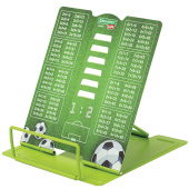 Подставка для книг и учебников BRAUBERG KIDS mini "Football" с таблицей умножения, регулируемый угол наклона, металлическая, 238968 за 273 ₽. Подставки для книг.  Доставка по РФ. Без переплат!