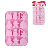 Форма для выпечки новогодняя 21х13 см "Xmas Sweets", силикон, 14 ячеек, рецепт, ЗОЛОТАЯ СКАЗКА, 592471 за 121 ₽. Новогодние аксессуары.  Доставка по РФ. Без переплат!