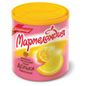 Мармелад УДАРНИЦА "Мармеландия", лимонные дольки с натуральным соком, 250 г, 1010301105 за 281 ₽. Зефир, мармелад, пастила, шербет, нуга.  Доставка по РФ. Без переплат!