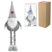 Украшение новогоднее интерьерное 70 см "Гном Милаш", телескопические ножки, полиэстер, ЗОЛОТАЯ СКАЗКА, 592521 за 1&nbsp;240 ₽. Украшение интерьера.  Доставка по РФ. Без переплат!