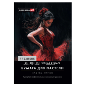 Бумага для пастели ФАКТУРНАЯ, А3, в папке, 15 листов, ЧЕРНАЯ, 270 г/м2, BRAUBERG ART, 117758 за 757 ₽. Альбомы и бумага для пастели.  Доставка по РФ. Без переплат!
