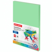 Бумага цветная BRAUBERG, А4, 80 г/м2, 100 л., медиум, зеленая, для офисной техники, 112458 за 259 ₽. Бумага цветная форматная. Доставка по РФ. Без переплат!