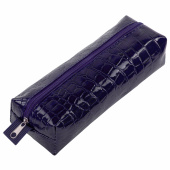 Пенал-косметичка BRAUBERG, "крокодиловая кожа", 20х6х4 см, "Ultra purple", 270848 за 468 ₽. Пеналы мягкие. Доставка по РФ. Без переплат!
