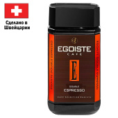 Кофе растворимый EGOISTE "Double Espresso", ШВЕЙЦАРИЯ, сублимированный, 100 г, стеклянная банка, EG10012023 за 513 ₽. Кофе растворимый. Доставка по РФ. Без переплат!
