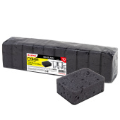 Губки для посуды BIG BLACK 95х70х35 мм КОМПЛЕКТ 10 шт., КРУПНОПОРИСТЫЙ поролон/абразив LAIMA, 608650 за 165 ₽. Губки хозяйственные.  Доставка по РФ. Без переплат!