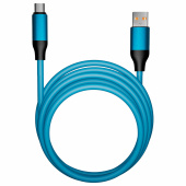 Кабель BOLD USB – Type-C, 1 м, 3 А, SMARTBUY, для быстрой зарядки и передачи данных, толстый, синий, 18126, 3112BOLD-BLUE за 194 ₽. Кабели USB - MicroUSB/Apple/Type-C.  Доставка по РФ. Без переплат!