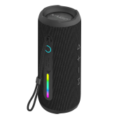 Колонка портативная KAIGO (КАЙГО) BT16T, 10 Вт, Bluetooth, Micro SD, AUX, RGB, TWS, IPX7, черная, 514225 за 3&nbsp;289 ₽. Портативные колонки.  Доставка по РФ. Без переплат!