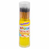 Кисть БЕЛКА, круглая, № 4, цветная ручка, ЮНЛАНДИЯ, 201055 за 39 ₽. Кисти для рисования.  Доставка по РФ. Без переплат!