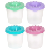 Стакан-непроливайка BRAUBERG KIDS, пастельные цвета, ассорти, 192738 за 22 ₽. Стаканы-непроливайки для рисования.  Доставка по РФ. Без переплат!