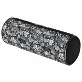 Пенал-косметичка BRAUBERG, Graffiti, черный, 20х7х7см, 272297 за 205 ₽. Пеналы мягкие.  Доставка по РФ. Без переплат!
