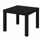 Стол журнальный "Лайк" аналог IKEA (550х550х440 мм), черный за 3 989 ₽. Столы журнальные и сервировочные. Доставка по РФ. Без переплат!