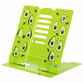 Подставка для книг и учебников BRAUBERG KIDS "Avocado", регулируемый угол наклона, металл, 238052 за 505 ₽. Подставки для книг.  Доставка по РФ. Без переплат!