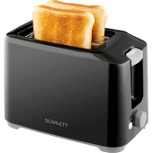 Тостер SCARLETT SC-TM11020, 700 Вт, 2 тоста, 7 режимов, механическое управление, пластик, черный за 2 265 ₽. Тостеры и вафельницы.  Доставка по РФ. Без переплат!