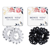 Резинки для волос НАБОР 2 шт., диаметр 5 см, пружинка, АССОРТИ, MONTE VITA (МОНТЕ ВИТА) 457059 за 63 ₽. Резинки для волос.  Доставка по РФ. Без переплат!