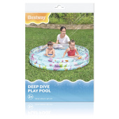 Надувной бассейн детский "Подводный мир", 152х30 см, 282 л, от 2 лет, BESTWAY, 51004 за 1&nbsp;133 ₽. Бассейны надувные.  Доставка по РФ. Без переплат!