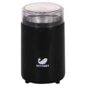 Кофемолка KITFORT КТ-1314, мощность 150 Вт, вместимость 60 г, пластик, черный за 2&nbsp;426 ₽. Кофемолки.  Доставка по РФ. Без переплат!