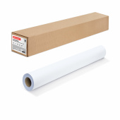 Бумага широкоформатная рулон для плоттера, 610 мм х 45 м х втулка 50,8 мм, 90 г/м2, белизна CIE 146%, BRAUBERG, 110451 за 999 ₽. Бумага для широкоформатной печати.  Доставка по РФ. Без переплат!