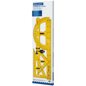 Набор чертежный для классной доски Classic (2 треугольника, транспортир, циркуль, линейка 100 см), BRAUBERG, 210871 за 1&nbsp;834 ₽. Чертежные принадлежности для доски.  Доставка по РФ. Без переплат!