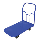 Тележка грузовая платформенная 4-х колесная ТП5 (грузоподъемность - 450 кг, колеса на литой резине D=160 мм) за 16 571 ₽. Тележки грузовые.  Доставка по РФ. Без переплат!