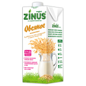 Овсяное молоко ZINUS "Классическое", жирность 3,2%, 1 л, БЕЗ САХАРА, для детского питания за 188 ₽. Молоко.  Доставка по РФ. Без переплат!