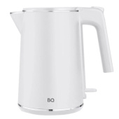 Чайник электрический с двойными стенками BQ (БИ-КЬЮ) KT1716P, 1 л, 1800 Вт, белый, 86199027 за 2 846 ₽. Чайники.  Доставка по РФ. Без переплат!