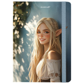 Скетчбук, белая бумага 80 г/м2, 145х203 мм, 80 л., резинка, твердый, BRAUBERG ART, "Эльфийка", 116892 за 182 ₽. Альбомы, скетчбуки и бумага для графики и эскизов.  Доставка по РФ. Без переплат!