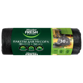 Мешки для мусора 30 л, 57х47 см, черные, 7 мкм, 50 шт., MASTER FRESH за 99 ₽. Мешки для мусора универсальные.  Доставка по РФ. Без переплат!