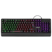 Клавиатура проводная USB, 104 клавиши, LED-подсветка, SONNEN K305, черная, 513948 за 947 ₽. Клавиатуры проводные.  Доставка по РФ. Без переплат!