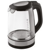 Чайник SCARLETT SC-EK27G19, 2,2 л, 2200 Вт, закрытый нагревательный элемент, стекло, черный за 2&nbsp;333 ₽. Чайники.  Доставка по РФ. Без переплат!
