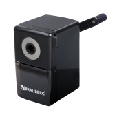 Точилка механическая BRAUBERG "BLACK JACK", крепление к столу, металлический механизм, цвет чёрный, 222516 за 497 ₽. Точилки механические.  Доставка по РФ. Без переплат!