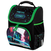 Ранец ПИФАГОР BASIC, 1 отделение, 3 кармана, эргономичная спинка, "Sharp sword", 35х28х18 см, 273138 за 2&nbsp;574 ₽. Ранцы для начальной школы.  Доставка по РФ. Без переплат!