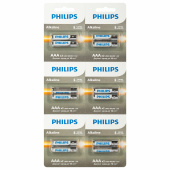 Батарейки алкалиновые КОМПЛЕКТ 2 шт. (отрывной блок) PHILIPS Entry, ААА (LR03,15 А) блистер, Б0064646 за 160 ₽. Батарейки.  Доставка по РФ. Без переплат!