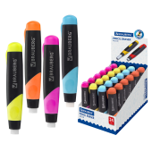 Ластик выдвижной BRAUBERG "REWIND", 112х21х24 мм, белый, пластиковый держатель ассорти, 223593 за 113 ₽. Ластики классические.  Доставка по РФ. Без переплат!