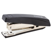 Степлер №10 STAFF "Basic", до 10 листов, с антистеплером, черный, 224625 за 54 ₽. Степлеры настольные.  Доставка по РФ. Без переплат!