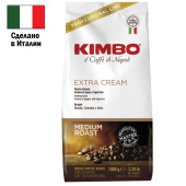 Кофе в зернах KIMBO "Extra Cream" 1 кг, ИТАЛИЯ за 1 800 ₽. Кофе зерновой. Доставка по РФ. Без переплат!