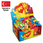 Жевательная резинка LOVE IS ассорти вкусов, 4,2 г, 47149 за 7 ₽. Жевательные резинки.  Доставка по РФ. Без переплат!