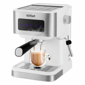 Кофеварка рожковая KITFORT КТ-7139, 1050 Вт, объем 1,5 л, 15 бар, ручной капучинатор, белая за 13&nbsp;944 ₽. Кофеварки рожковые.  Доставка по РФ. Без переплат!