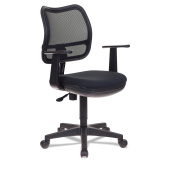 Кресло CH-797AXSN, с подлокотниками, черное, CH-797AXSN/26-2 за 7&nbsp;847 ₽. Кресла для персонала.  Доставка по РФ. Без переплат!