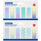Закладки для книг МАГНИТНЫЕ, "GRADIENT", набор 12 шт., 60x20 мм, BRAUBERG, 113170 за 187 ₽. Закладки для книг.  Доставка по РФ. Без переплат!