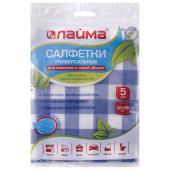 Салфетки ВИСКОЗНЫЕ универсальные MEGA, 30х38 см, КОМПЛЕКТ 5 шт., 75 г/м2, с ПЕРФОРАЦИЕЙ, LAIMA, К4123, 605483 за 60 ₽. Салфетки хозяйственные.  Доставка по РФ. Без переплат!