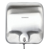 Сушилка для рук SONNEN HD-999, 1800 Вт, нержавеющая сталь, антивандальная, хром, 604746 за 14&nbsp;793 ₽. Сушилки для рук.  Доставка по РФ. Без переплат!