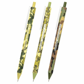 Карандаш механический 0,5 мм, BRAUBERG SOFT PRINT MILITARY, HB, корпус soft-touch ассорти, 181959 за 25 ₽. Карандаши механические.  Доставка по РФ. Без переплат!