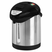 Термопот SONNEN TP-28, 3 л, 900 Вт, 1 температурный режим, ручной насос, сталь, черный/серебро, 456712 за 3&nbsp;054 ₽. Термопоты.  Доставка по РФ. Без переплат!