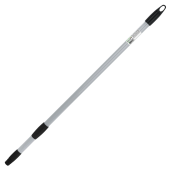 Черенок ТЕЛЕСКОПИЧЕСКИЙ для инвентаря 70-120 см, еврорезьба, металлопластик, серый, BOOMHOUSE (БУМХАУС) STANDART, 702234 за 179 ₽. Ручки для швабр и щеток (черенки).  Доставка по РФ. Без переплат!