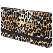 Еженедельник недатированный с резинкой 171х93 мм, BRAUBERG, твердый, 64 л., "Leopard print", 116312 за 155 ₽. Планинги.  Доставка по РФ. Без переплат!
