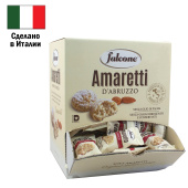 Печенье в индивидуальной упаковке миндальное FALCONE "Amaretti", 100 штук по 10 г, 1 кг, ИТАЛИЯ, MC-00014395 за 3 575 ₽. Печенье, крекеры, сухари и сушки.  Доставка по РФ. Без переплат!