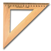 Треугольник деревянный, угол 45, 18 см, УЧД, С15 за 72 ₽. Треугольники. Доставка по РФ. Без переплат!