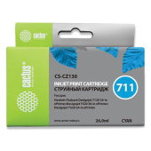 Картридж струйный CACTUS (CS-CZ130) для плоттеров HP DesignJet T120/T520, голубой за 443 ₽. Картриджи для плоттеров.  Доставка по РФ. Без переплат!
