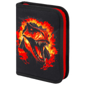 Пенал BRAUBERG с наполнением, 1 отделение, 1 откидная планка, 24 предмета, 21х14 см, "Fire dino", 273535 за 612 ₽. Пеналы с наполнением.  Доставка по РФ. Без переплат!