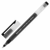 Ручка гелевая BRAUBERG "X-WRITER 1800", УВЕЛИЧЕННАЯ ДЛИНА ПИСЬМА 1 800 м, ЧЕРНАЯ, стандартный узел 0,5 мм, 144135 за 29 ₽. Ручки гелевые неавтоматические.  Доставка по РФ. Без переплат!
